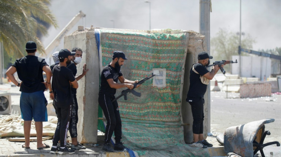 A Bagdad, les partisans de Sadr commencent &agrave; se retirer sur ordre de leur chef
