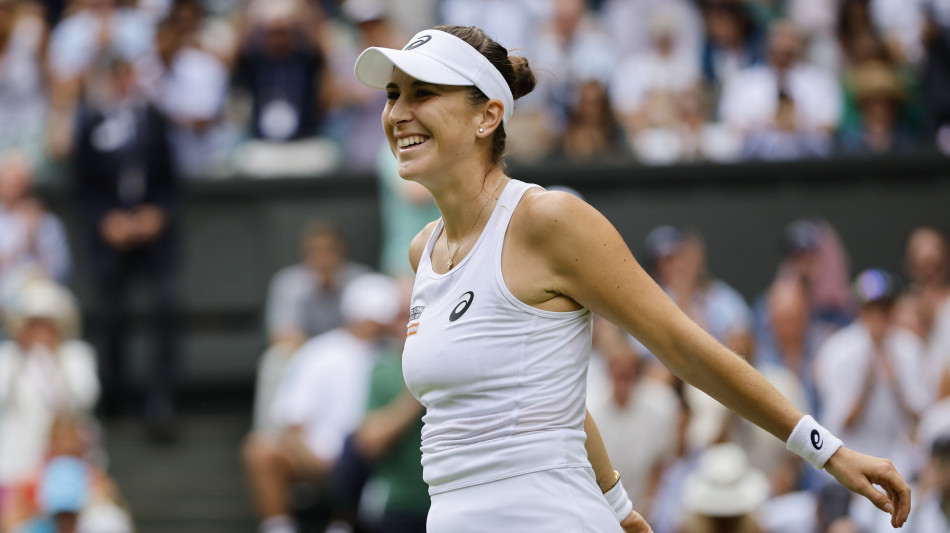 Wimbledon: Andreeva ko, Bencic in semifinale con Swiatek