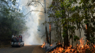 Combaten un incendio forestal en el turístico pueblo mexicano de Valle de Bravo