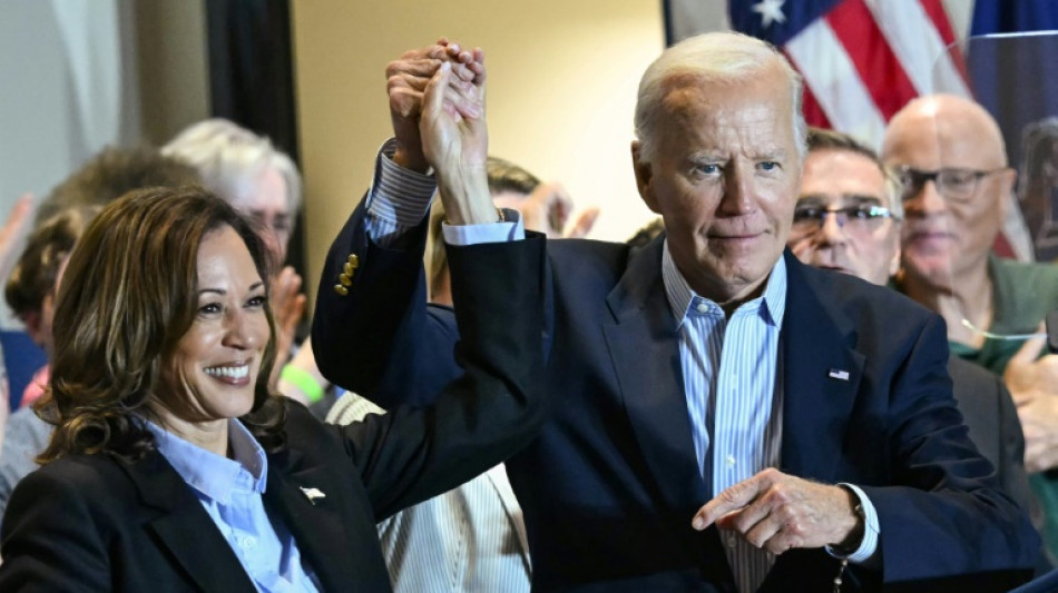 Harris e Biden cortejam juntos estado-chave da Pensilv&acirc;nia em ato com sindicatos