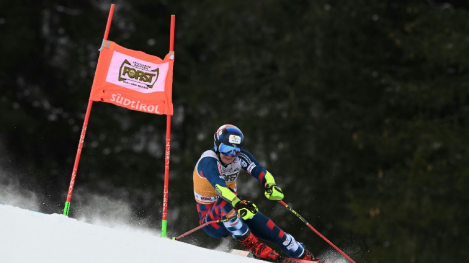 Ski alpin: Zubcic en t&ecirc;te du g&eacute;ant d'Alta Badia &agrave; mi-parcours