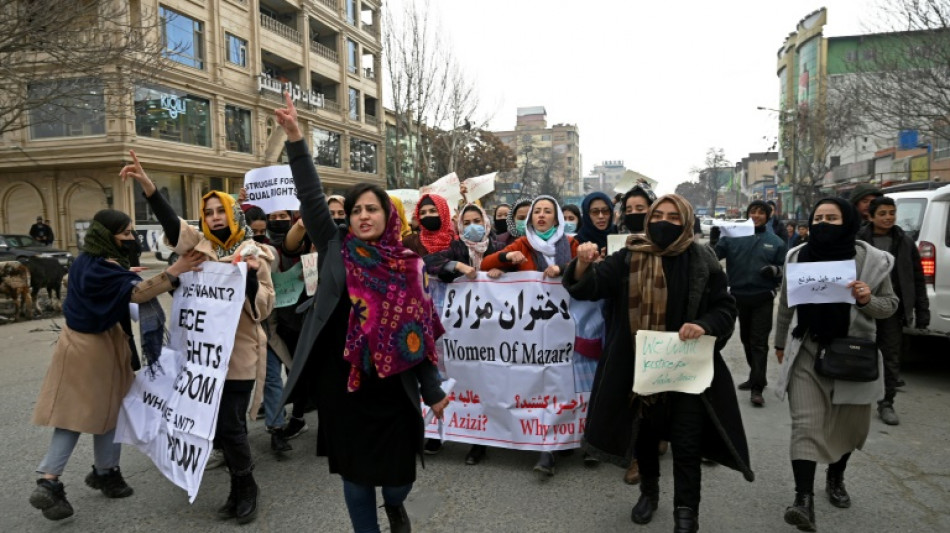 Activistas feministas afganas denuncian la creciente represi&oacute;n de los talibanes