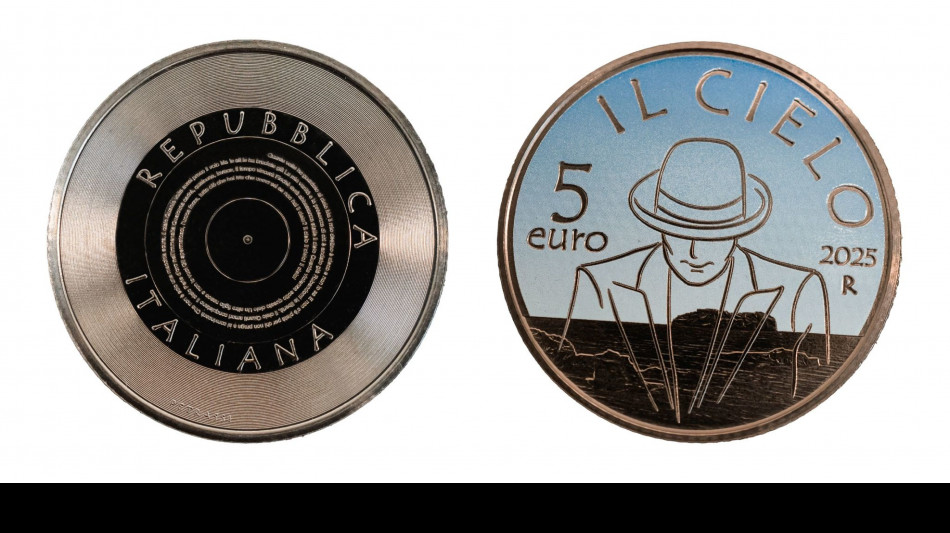 Una moneta per celebrare "Il Cielo" di Renato Zero