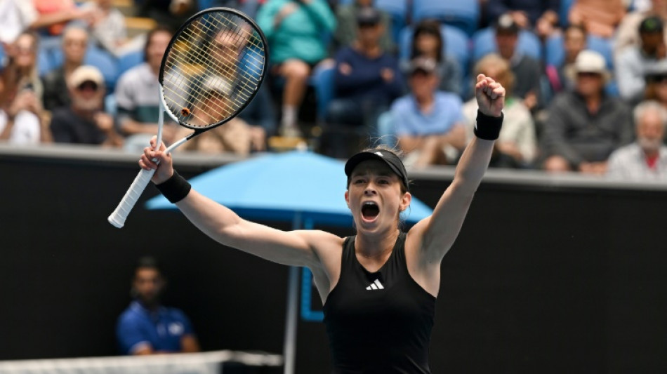 Ukraine tribute as qualifier downs Russia's Kudermetova at Australian Open