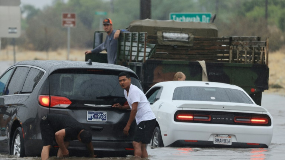 Temp&ecirc;te tropicale Hilary : des pluies torrentielles s'abattent en Californie