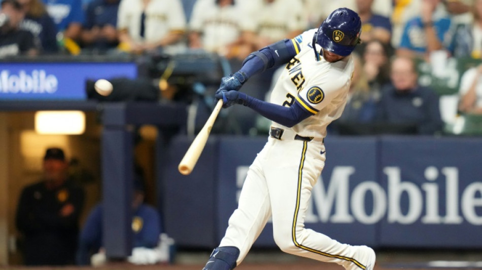 Brewers edge Dodgers 2-1 in National League Championship Series opener