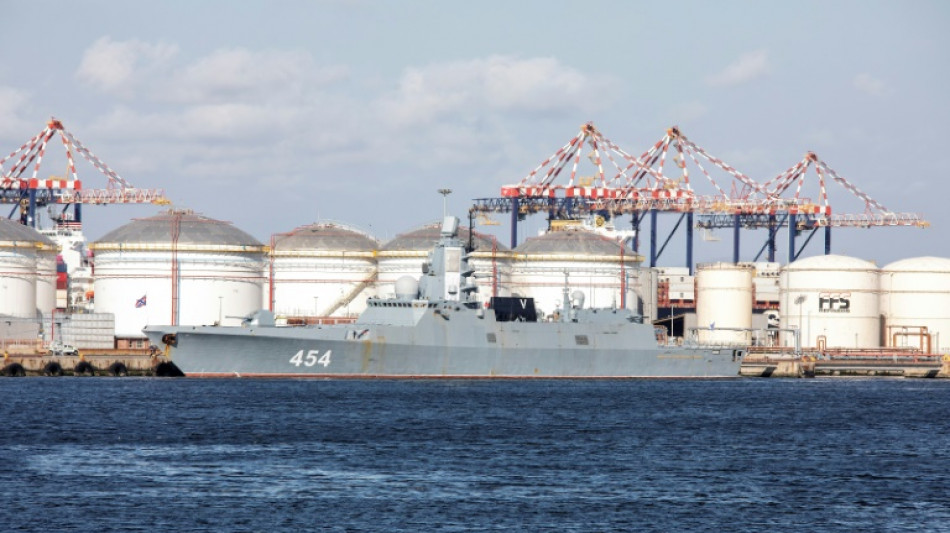 Russian frigate docks in S.Africa ahead of military drills

&nbsp;