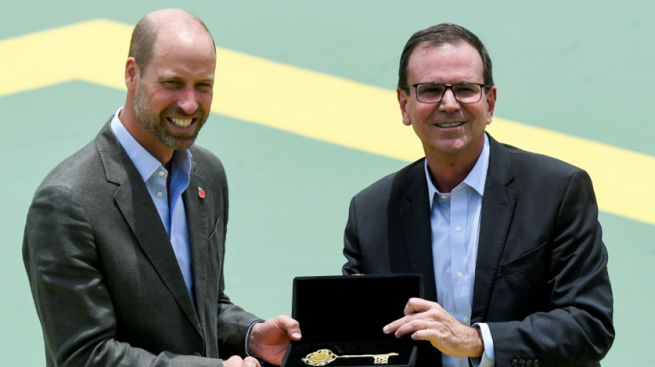 Le prince William entame à Rio une visite au Brésil tournée vers l'environnement