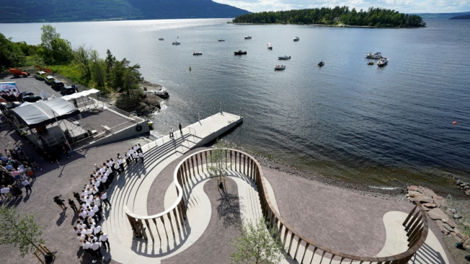 Mahnmal für Opfer der Terroranschläge von 2011 in Norwegen eingeweiht