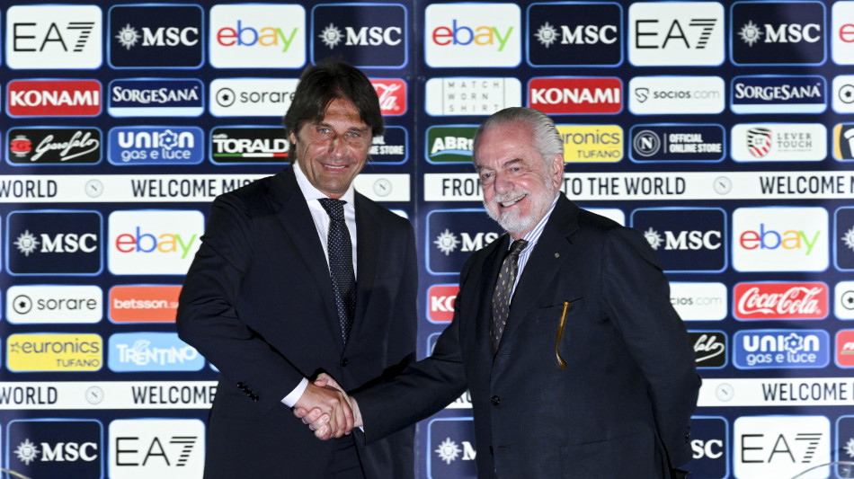 Conte, "De Laurentiis e io diversi ma due vincenti"