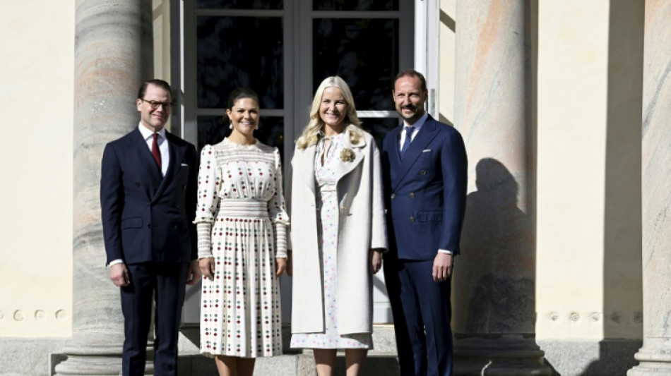Norwegischer Kronprinz Haakon und seine Frau Mette-Marit zu Besuch in Schweden