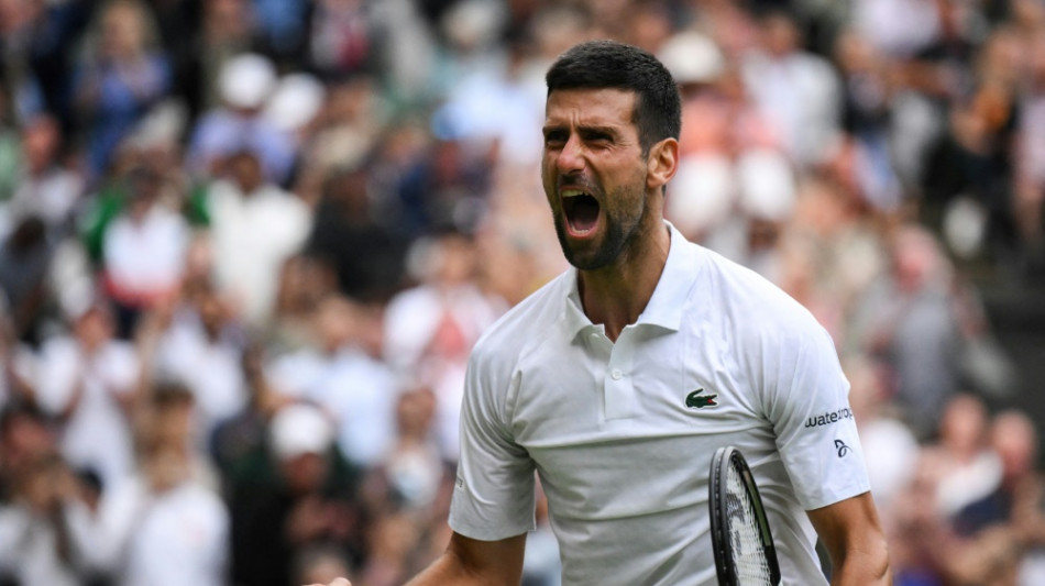 Wimbledon: Rekordj&auml;ger Djokovic im Halbfinale gegen Sinner