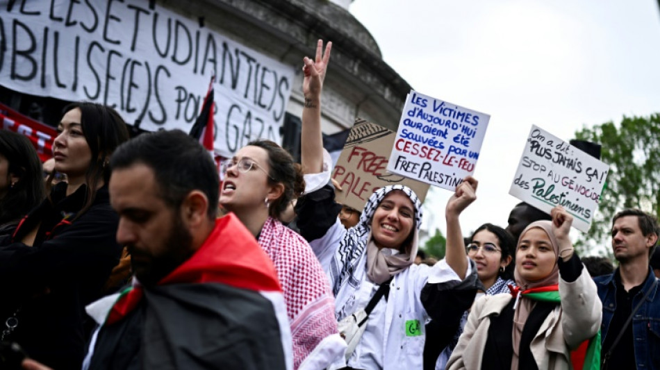 Les rassemblements &eacute;tudiants propalestiniens continuent en Europe