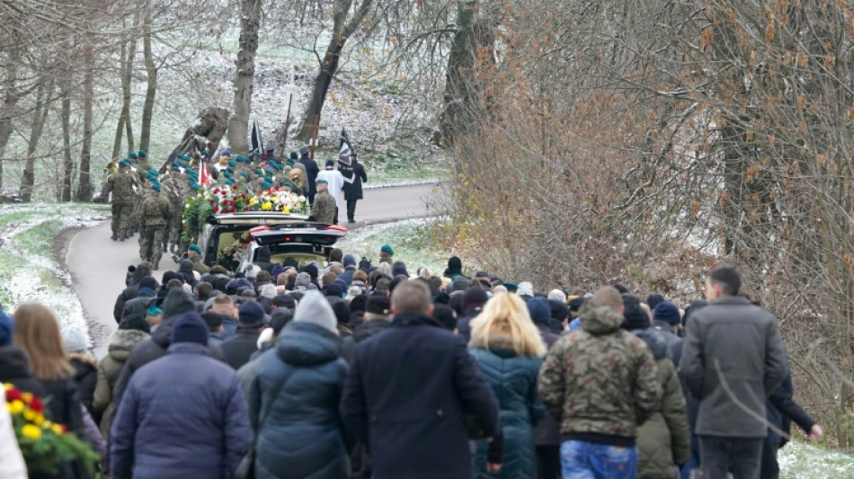 Funeral held for man killed by Poland missile blast
