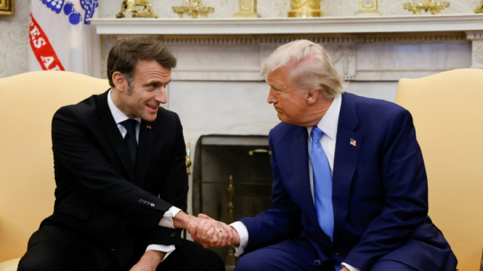 Trump spottet &uuml;ber Macrons Ehe - Frankreichs Pr&auml;sident reagiert genervt