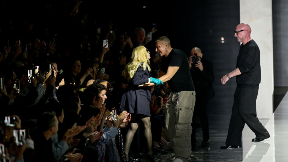 Madonna is surprise attraction at Dolce & Gabbana Milan show