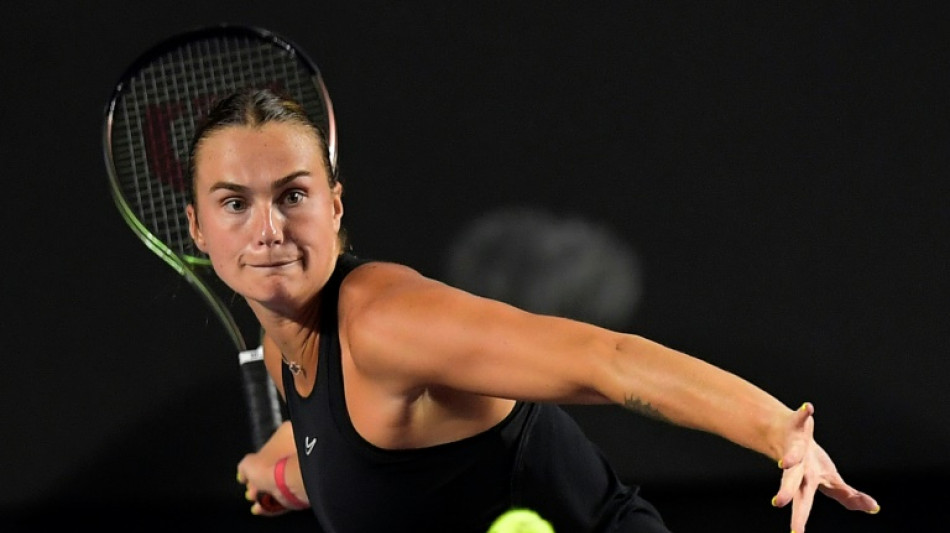 Sabalenka to play Brisbane in warm-up for Australian Open defence