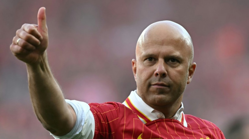 Slot 'incredibly proud' as Liverpool celebrate record-equalling title