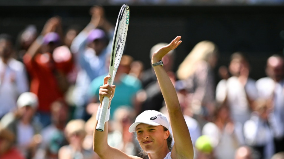 Top-Favoritin Swiatek baut in Wimbledon ihre Serie aus