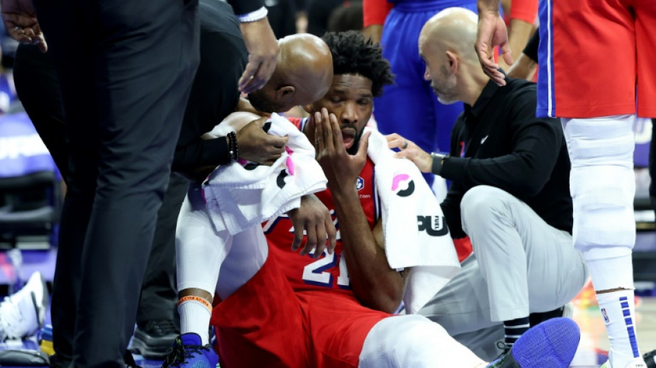 NBA: Embiid touch&eacute; au visage, les Lakers perdent sans LeBron James