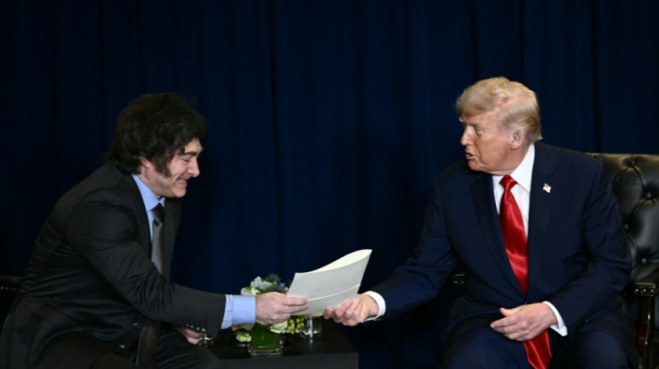 Milei chez Trump pour sceller l'aide financière américaine à l'Argentine