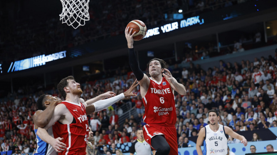 Eurobasket: la Turchia travolge la Grecia e va in finale