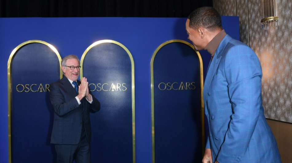 Oscar nominees 'grateful' to be back in the ballroom 
