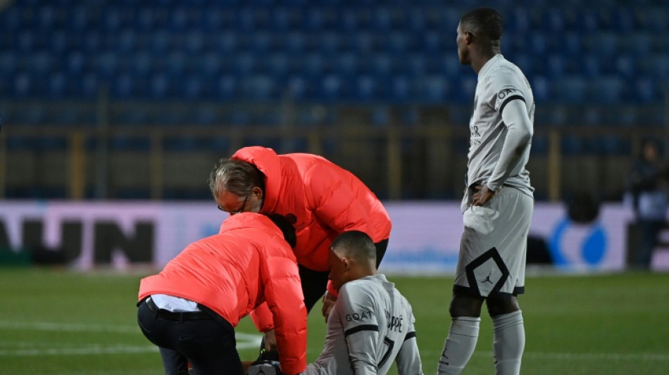 L1: Mbapp&eacute; sort bless&eacute; &agrave; Montpellier au bout de 20 minutes, &agrave; 13 jours de PSG-Bayern