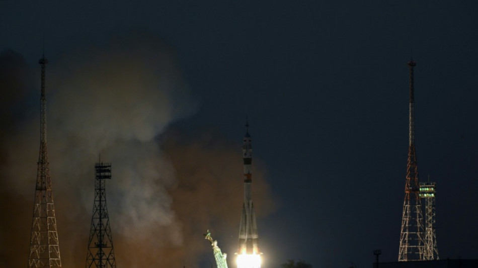 American, Russians reach space station as war rages in Ukraine