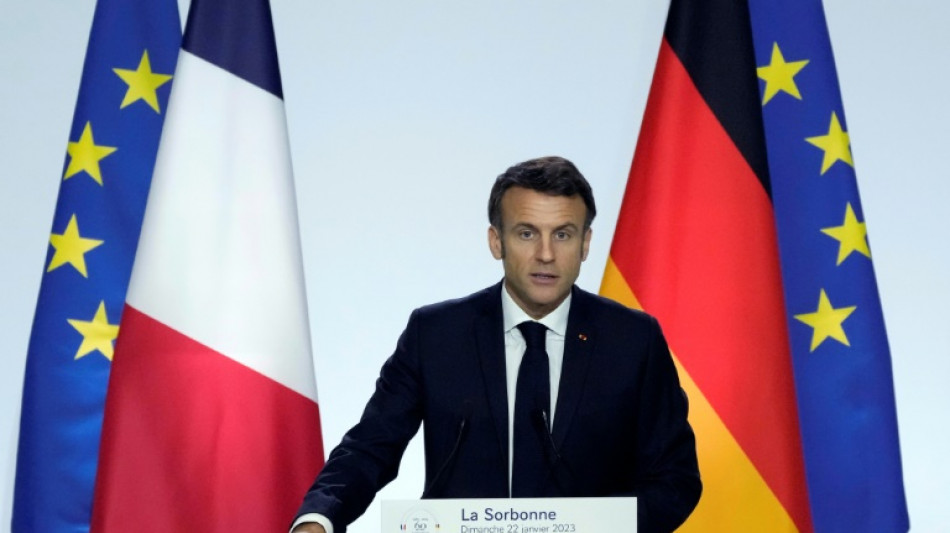Macron: Deutschland und Frankreich müssen "Pioniere der Neugründung" Europas sein