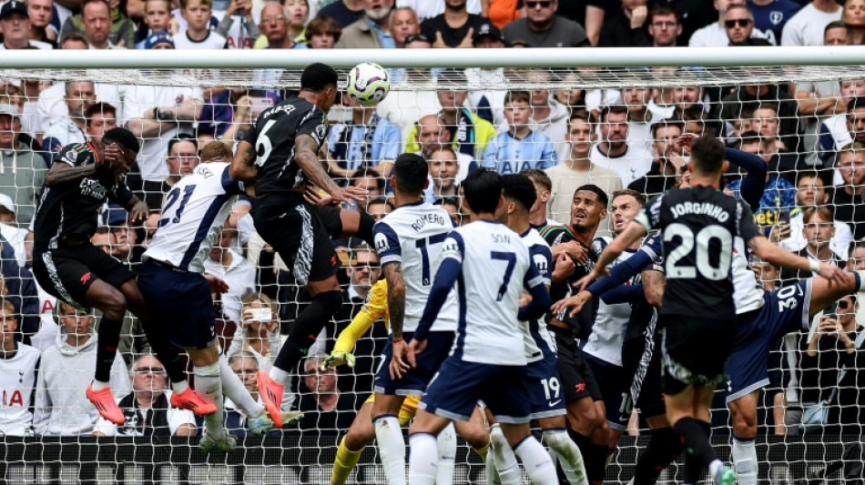 Angleterre: Arsenal remporte le derby &agrave; Tottenham d'une courte t&ecirc;te