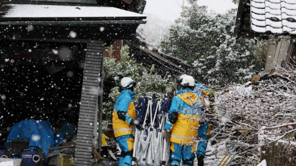 S&eacute;isme du Nouvel An au Japon: plus de 300 personnes port&eacute;es disparues