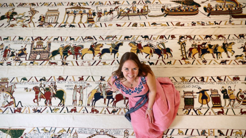 UK woman on 11-year mission to reproduce Bayeux Tapestry