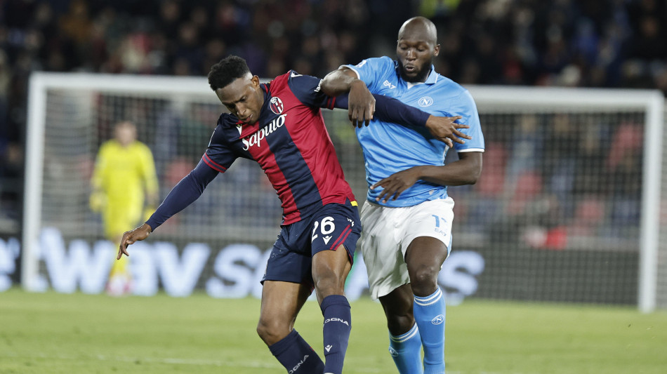 Napoli frenato a Bologna, con i rossobl&ugrave; finisce 1-1