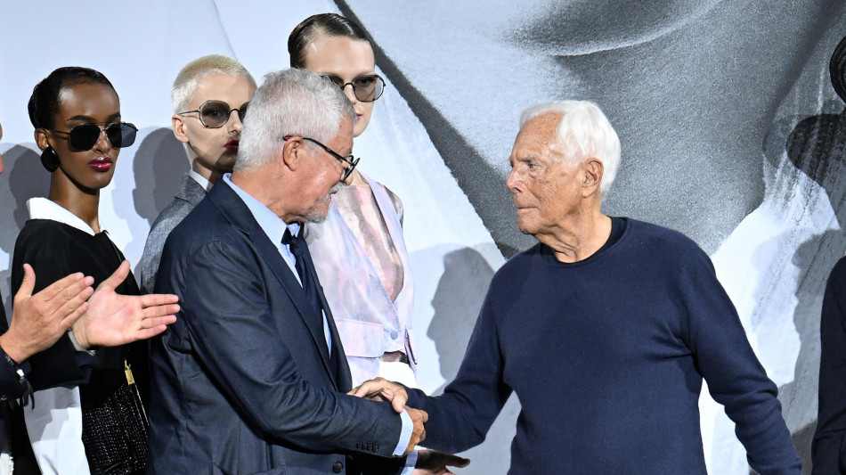 Giorgio Armani in convalescenza dopo un ricovero
