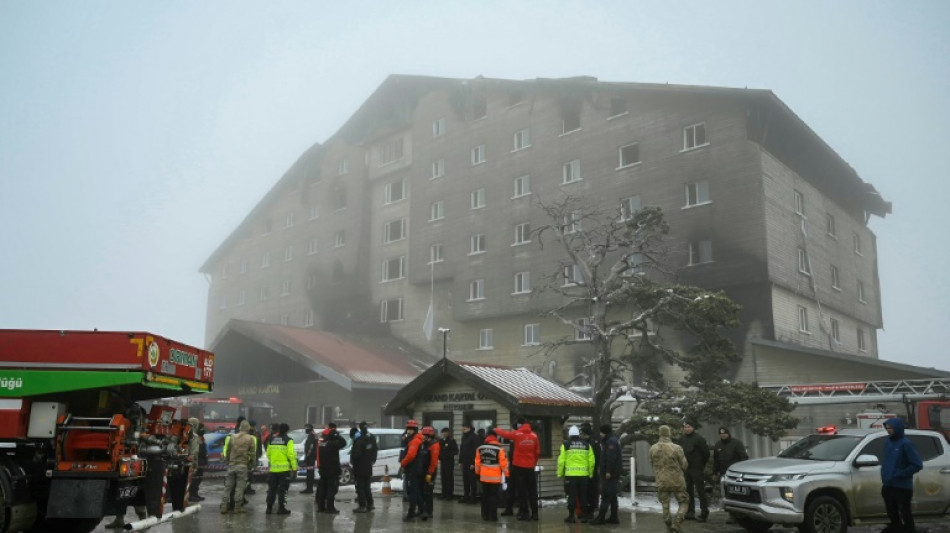 Col&egrave;re en Turquie apr&egrave;s la mort de 76 personnes dans un h&ocirc;tel d'altitude