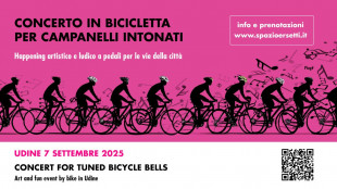I ciclisti di Udine con i campanelli suoneranno una sinfonia