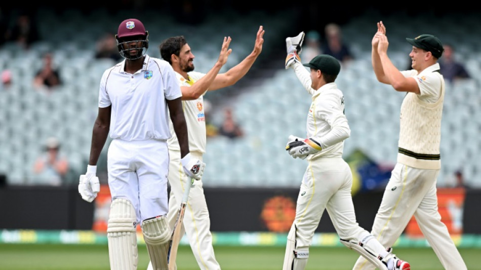 West Indies out for 77 as dominant Australia win 2nd Test 