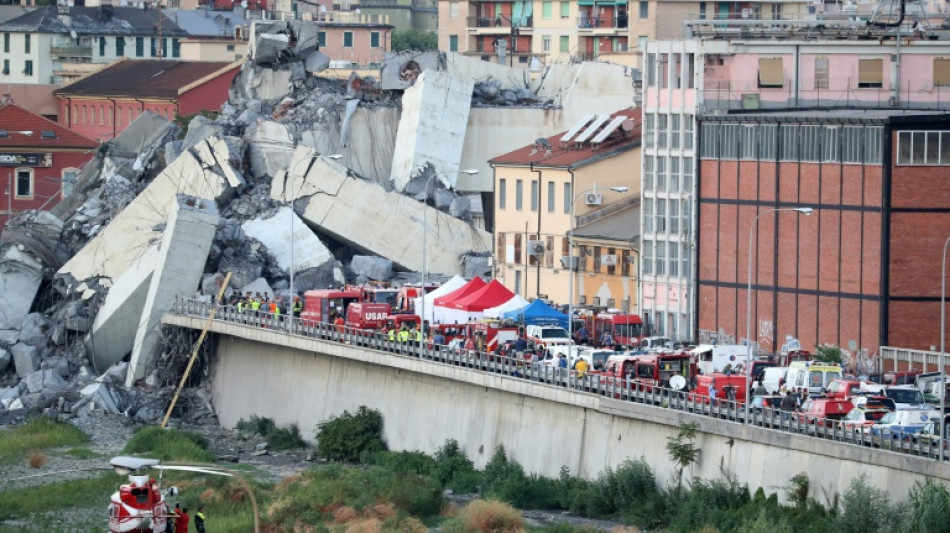 Prozess um verheerenden  Brückeneinsturz in Genua vor fast vier Jahren beginnt
