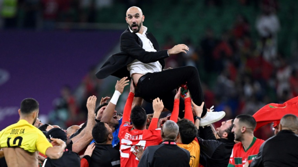 Regragui ecstatic as Morocco 'write history' at World Cup