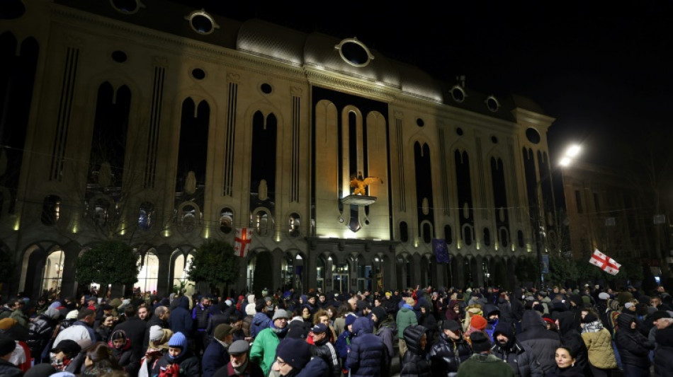 Detienen en Georgia a dos opositores en una manifestaci&oacute;n que termina reprimida