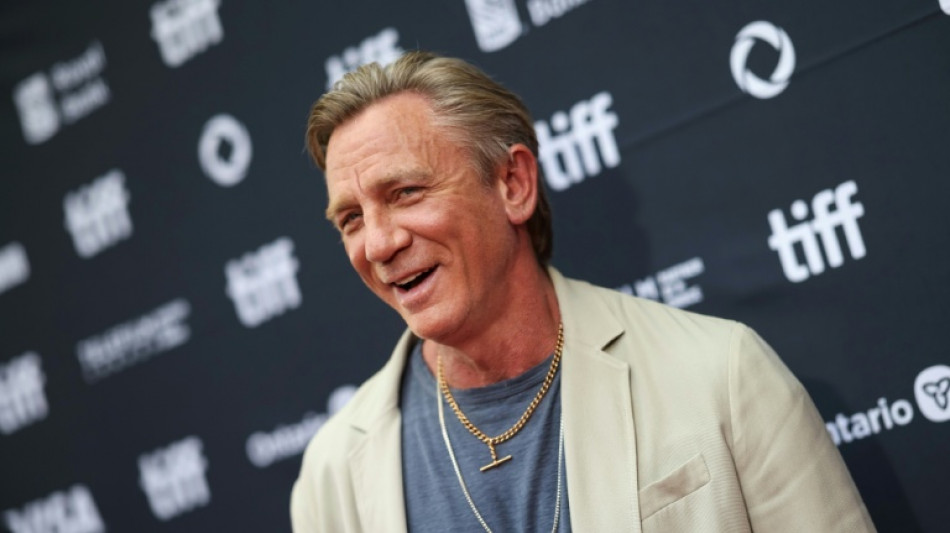 Daniel Craig sur le tapis rouge de Toronto pour "&Agrave; couteaux tir&eacute;s"