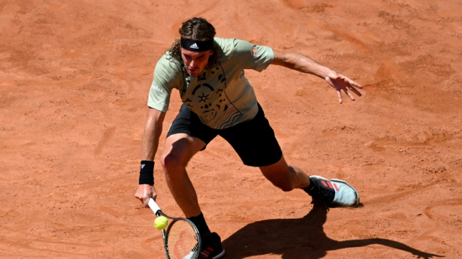 Tennis: Tsitsipas lâche un set puis déroule à Rome