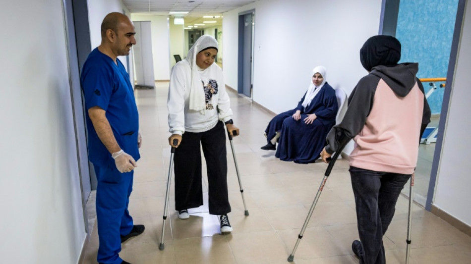 Loin de Gaza, de jeunes Palestiniens mutil&eacute;s tentent de reprendre pied