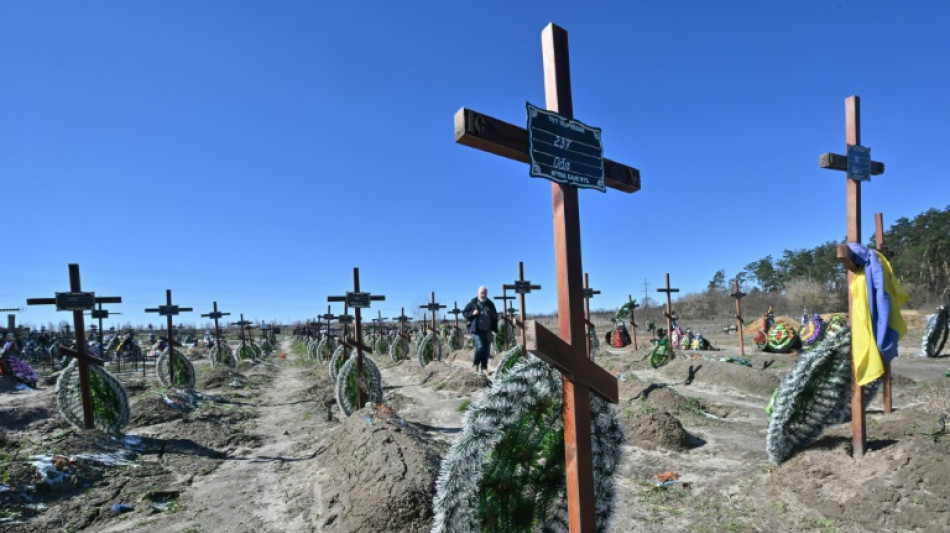 Un an apr&egrave;s, l'Ukraine "ne pardonnera jamais" le massacre de Boutcha