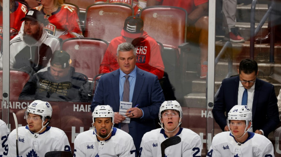 NHL Maple Leafs fire Keefe as coach after first-round exit