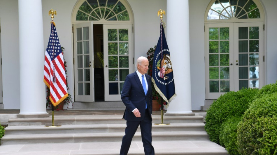 Une balan&ccedil;oire, des briefings, un chien: la Maison Blanche de Biden