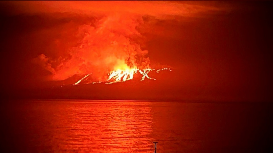 Volc&aacute;n en deshabitada isla de Gal&aacute;pagos entra en erupci&oacute;n