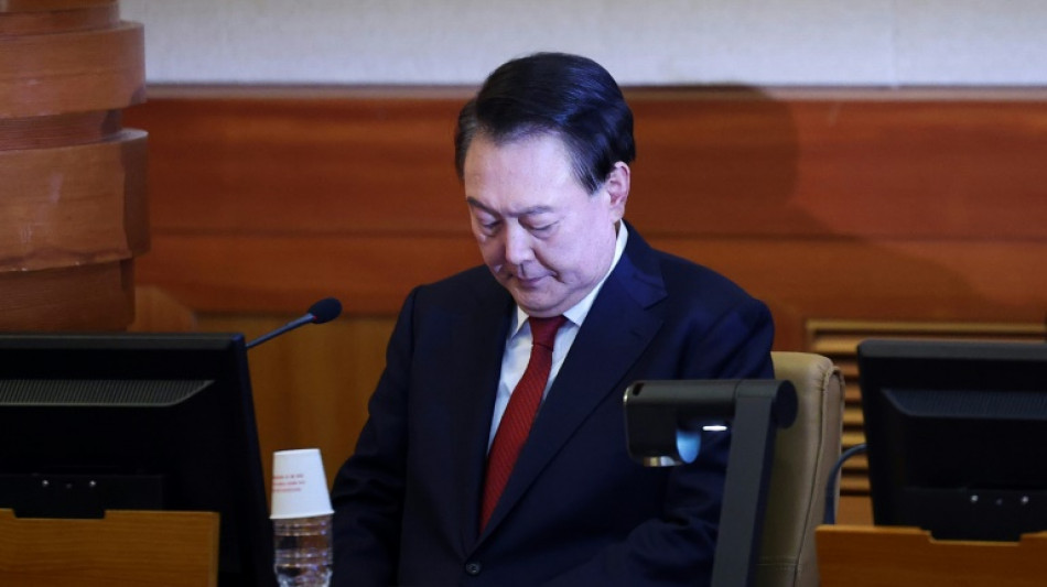 S&uuml;dkorea: Entmachteter Pr&auml;sident in Amtsenthebungsverfahren vor Gericht erschienen