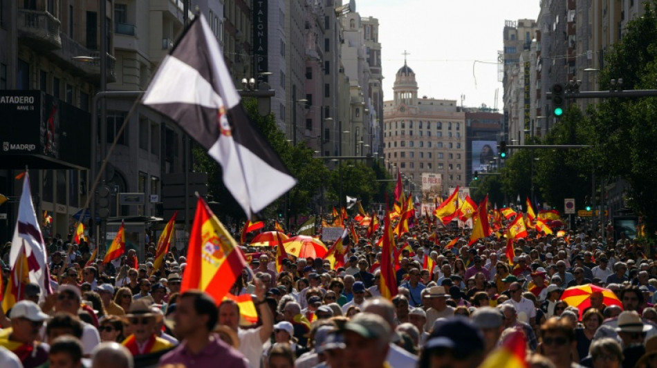 Ceuta : des milliers de personnes manifestent contre le gouvernement &agrave; Madrid
